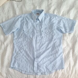 Ely Cattleman Light Blue Button Down Shirt